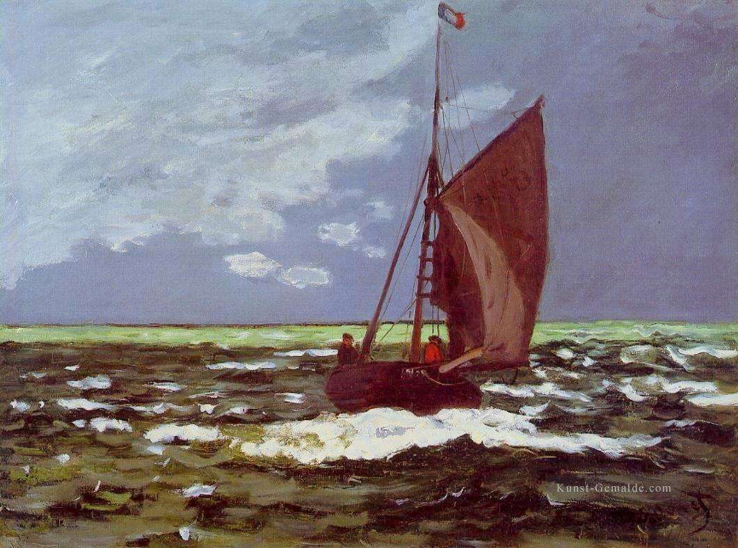 Claude Monet Stormy Seestücke Ölgemälde